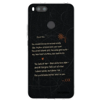 Picasee Xiaomi Redmi A1 Hülle - Transparentes Silikon - POET