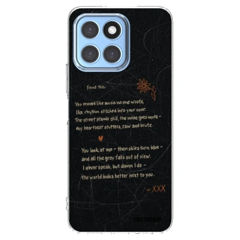 Picasee Honor X8 5G Hülle - Transparentes Silikon - POET