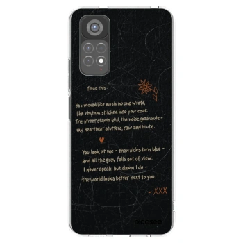 Picasee Xiaomi Redmi Note 11S 5G Hülle - Transparentes Silikon - POET