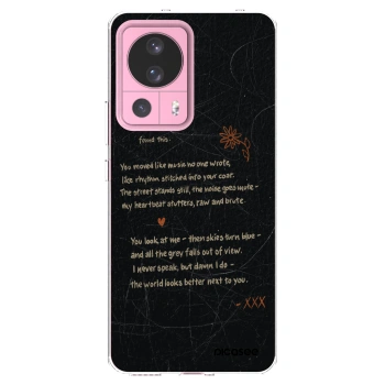 Picasee Xiaomi 13 Lite Hülle - Transparentes Silikon - POET