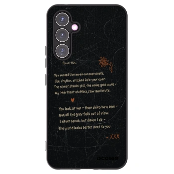 Picasee Samsung Galaxy A54 5G A546B Hülle - Schwarzes Silikon - POET