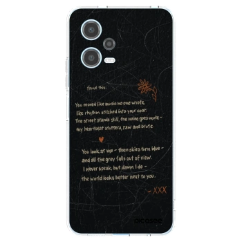 Picasee Xiaomi Redmi Note 12 5G Hülle - Transparentes Silikon - POET