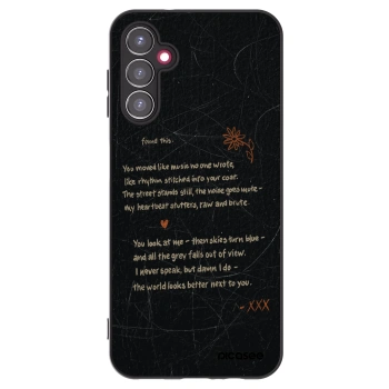 Picasee Samsung Galaxy A14 4G A145R Hülle - Schwarzes Silikon - POET