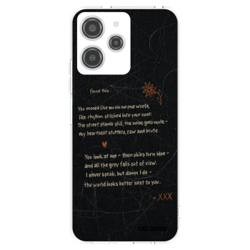 Picasee Xiaomi Redmi 12 4G Hülle - Transparentes Silikon - POET