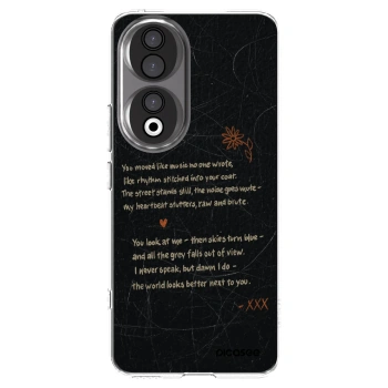 Picasee Honor 90 5G Hülle - Transparentes Silikon - POET