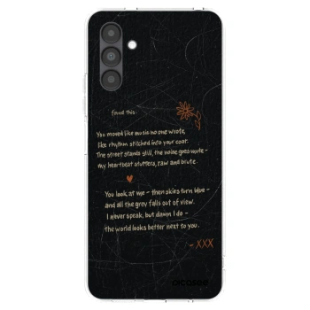 Picasee Samsung Galaxy A04s A047F Hülle - Transparentes Silikon - POET