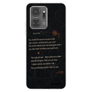 Picasee Honor X7a Hülle - Transparentes Silikon - POET