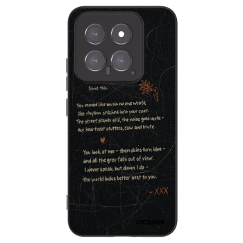 Picasee Xiaomi 14 Hülle - Schwarzes Silikon - POET
