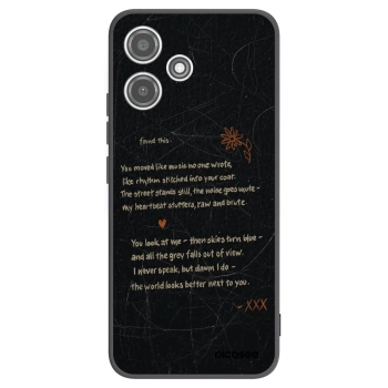 Picasee Xiaomi Redmi 12 5G Hülle - Schwarzes Silikon - POET