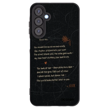 Picasee Samsung Galaxy A25 A256B 5G Hülle - Schwarzes Silikon - POET