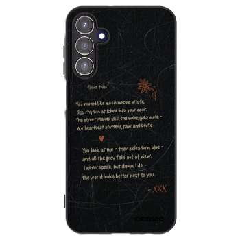 Picasee Samsung Galaxy A15 A156B 5G Hülle - Schwarzes Silikon - POET