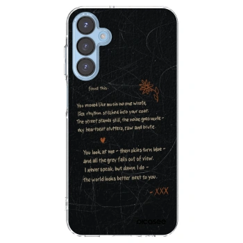 Picasee Samsung Galaxy A15 A156B 5G Hülle - Transparentes Silikon - POET