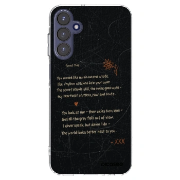 Picasee Samsung Galaxy A15 A155F 4G Hülle - Transparentes Silikon - POET