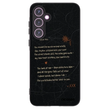 Picasee Samsung Galaxy A35 5G A356B Hülle - Schwarzes Silikon - POET