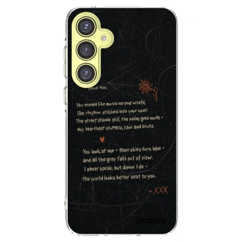 Picasee Samsung Galaxy A35 5G A356B Hülle - Transparentes Silikon - POET