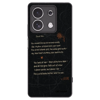 Picasee Xiaomi Redmi Note 13 4G Hülle - Schwarzes Silikon - POET