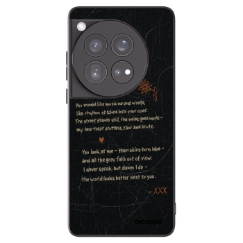Picasee OnePlus 12 5G Hülle - Schwarzes Silikon - POET