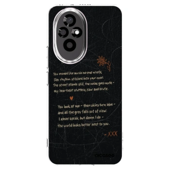 Picasee Honor 200 Pro 5G Hülle - Transparentes Silikon - POET