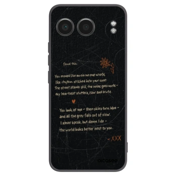 Picasee OnePlus Nord 4 Hülle - Schwarzes Silikon - POET