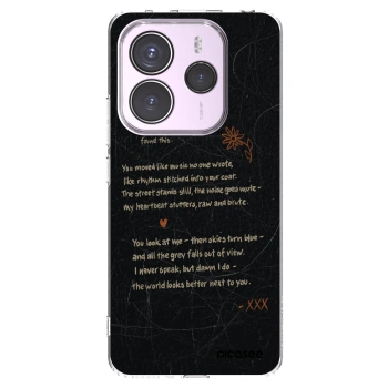 Picasee Xiaomi Redmi Note 14 5G Hülle - Transparentes Silikon - POET