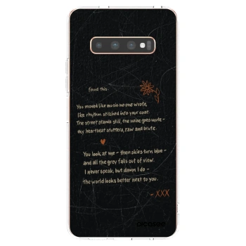 Picasee Samsung Galaxy S10 Plus G975 Hülle - Transparentes Silikon - POET