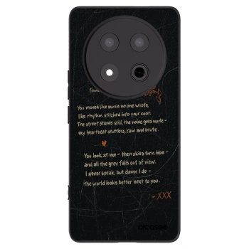 Picasee Honor Magic7 Lite 5G Hülle - Schwarzes Silikon - POET