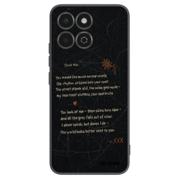 Picasee Honor 200 Smart 5G Hülle - Schwarzes Silikon - POET