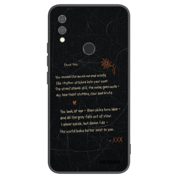 Picasee Xiaomi Redmi Note 7 Hülle - Schwarzes Silikon - POET