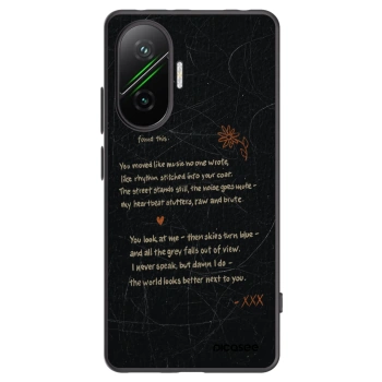 Picasee Xiaomi Poco F7 Pro 5G Hülle - Schwarzes Silikon - POET