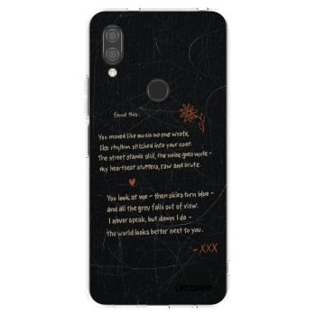 Picasee Xiaomi Redmi 7 Hülle - Transparentes Silikon - POET
