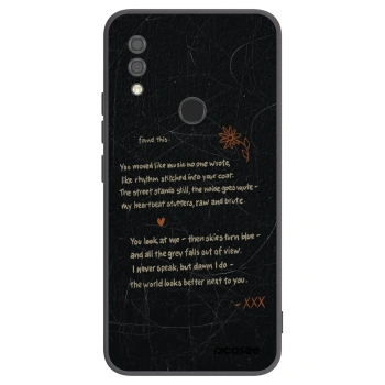 Picasee Xiaomi Redmi 7 Hülle - Schwarzes Silikon - POET