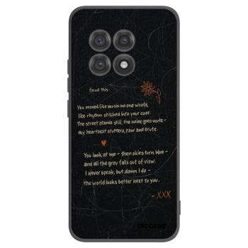 Picasee OnePlus 13R 5G Hülle - Schwarzes Silikon - POET