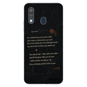 Picasee Samsung Galaxy A40 A405F Hülle - Transparentes Silikon - POET