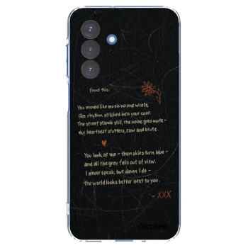 Picasee Samsung Galaxy A17 5G Hülle - Transparentes Silikon - POET