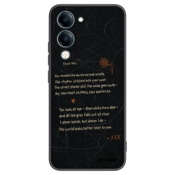 Picasee Vivo Y29s 5G Hülle - Schwarzes Silikon - POET