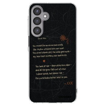 Picasee Samsung Galaxy A16 4G Hülle - Transparentes Silikon - POET