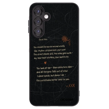 Picasee Samsung Galaxy A16 4G Hülle - Schwarzes Silikon - POET