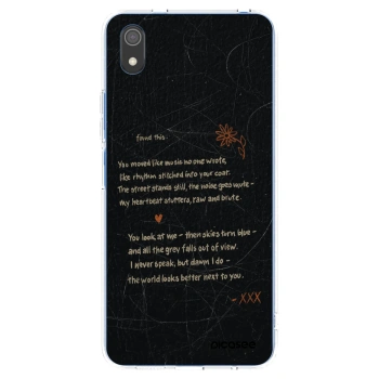 Picasee Xiaomi Redmi 7A Hülle - Transparentes Silikon - POET