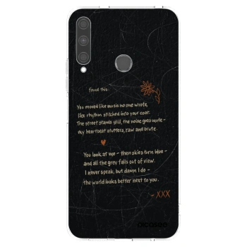 Picasee Huawei P40 Lite E Hülle - Transparentes Silikon - POET
