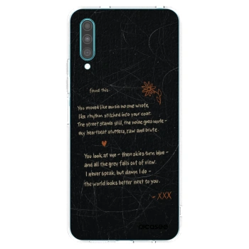 Picasee Samsung Galaxy A30s A307F Hülle - Transparentes Silikon - POET