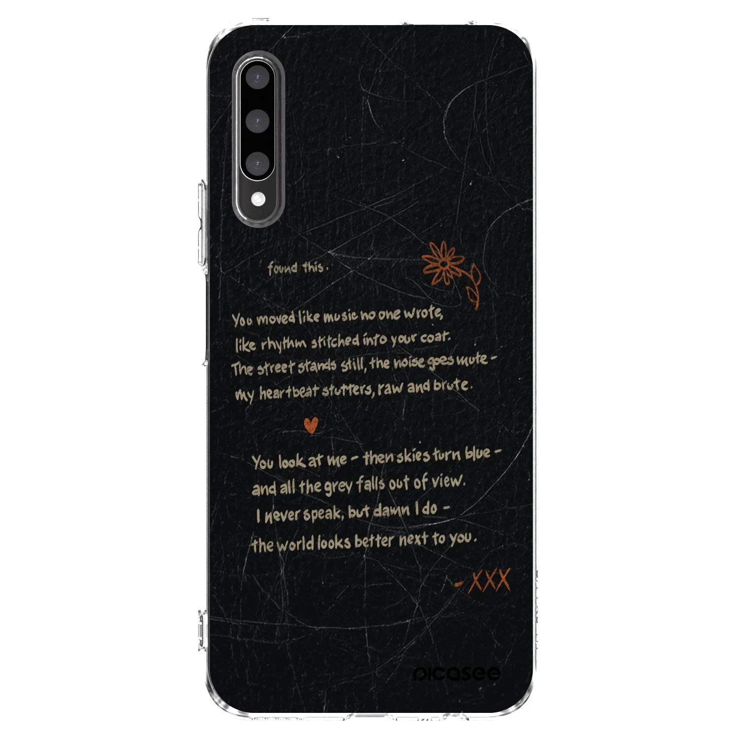 Picasee Honor 9X Pro Hülle - Transparentes Silikon - POET