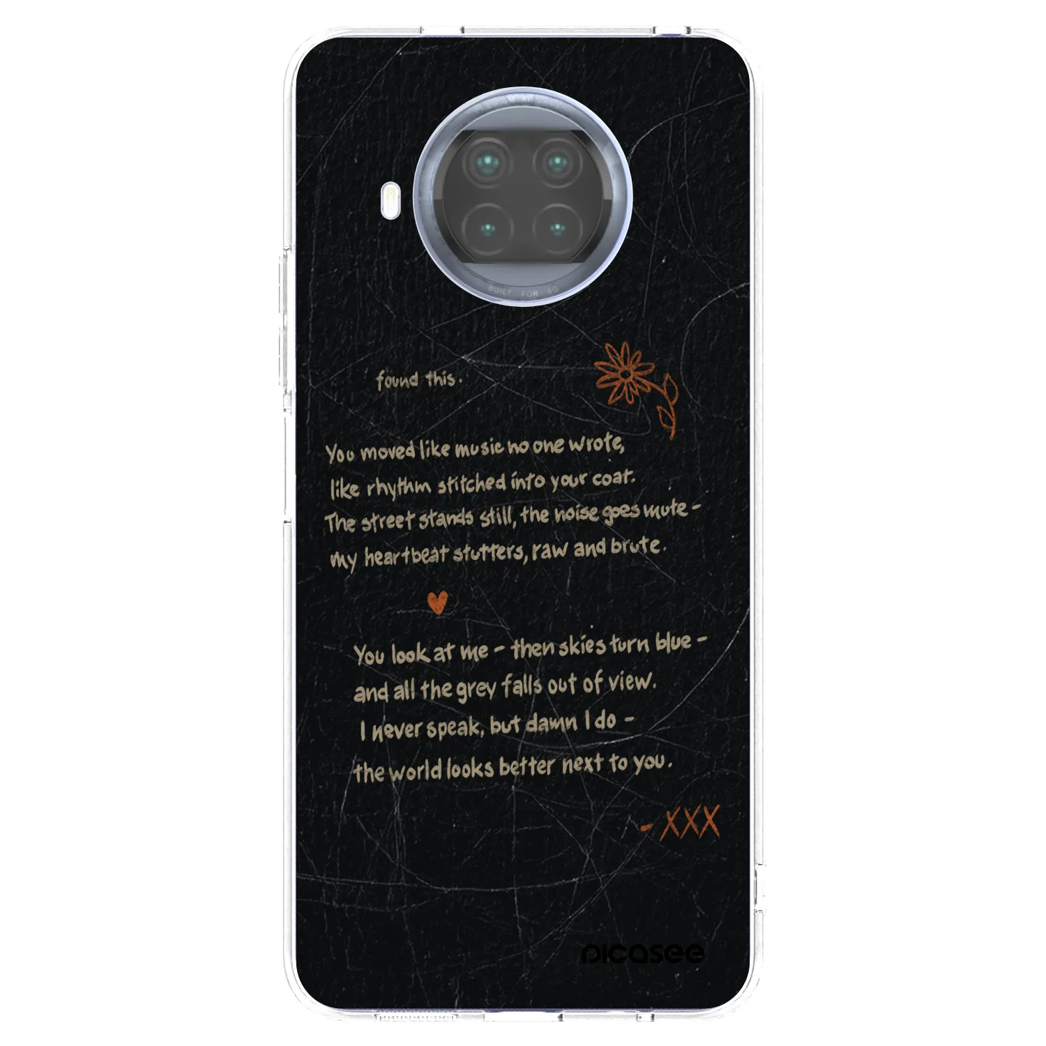 Picasee Xiaomi Mi 10T Lite Hülle - Transparentes Silikon - POET