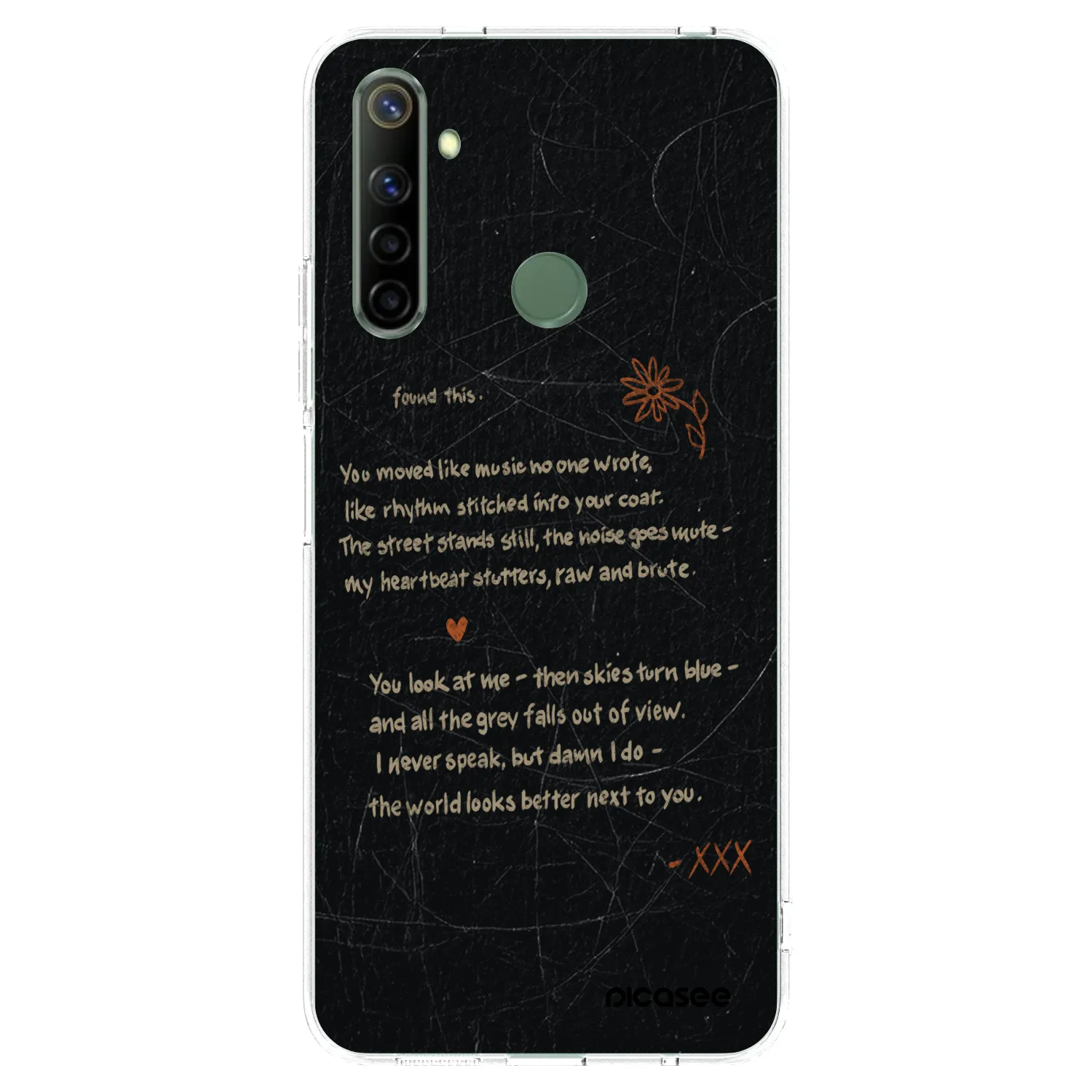 Picasee Realme 6i Hülle - Transparentes Silikon - POET