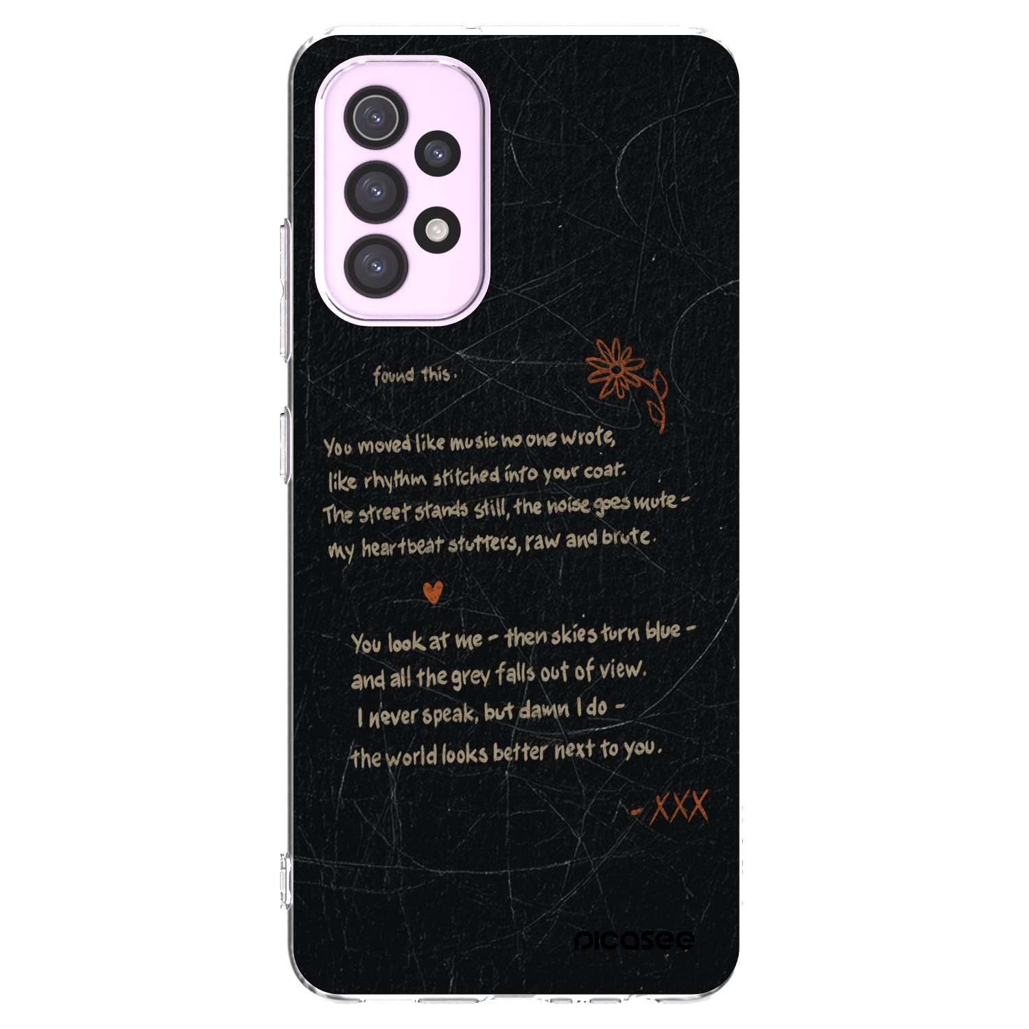 Picasee Samsung Galaxy A32 5G A326B Hülle - Transparentes Silikon - POET