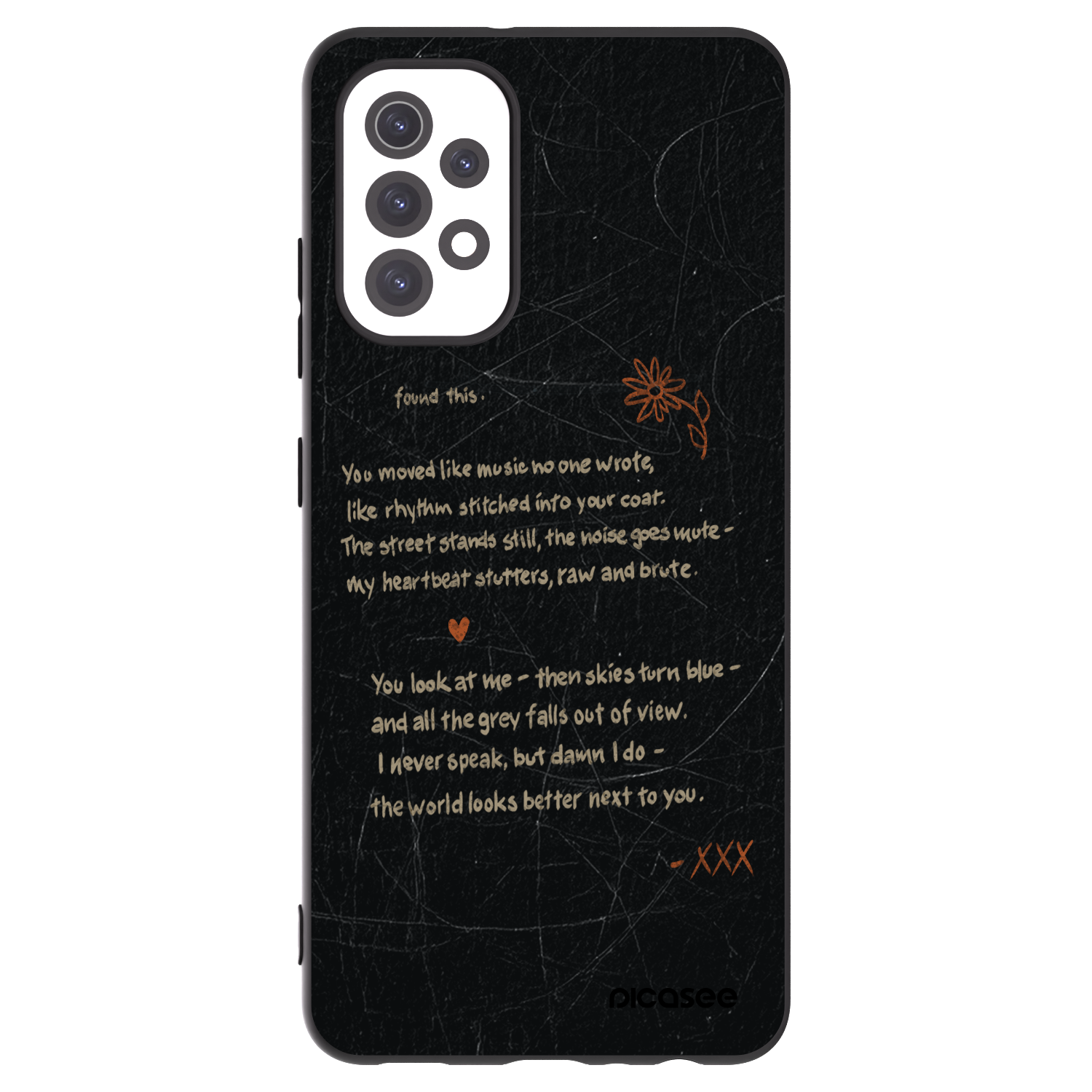 Picasee Samsung Galaxy A32 5G A326B Hülle - Schwarzes Silikon - POET