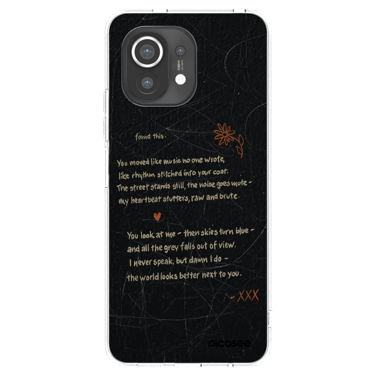 Picasee Xiaomi Mi 11 Hülle - Transparentes Silikon - POET