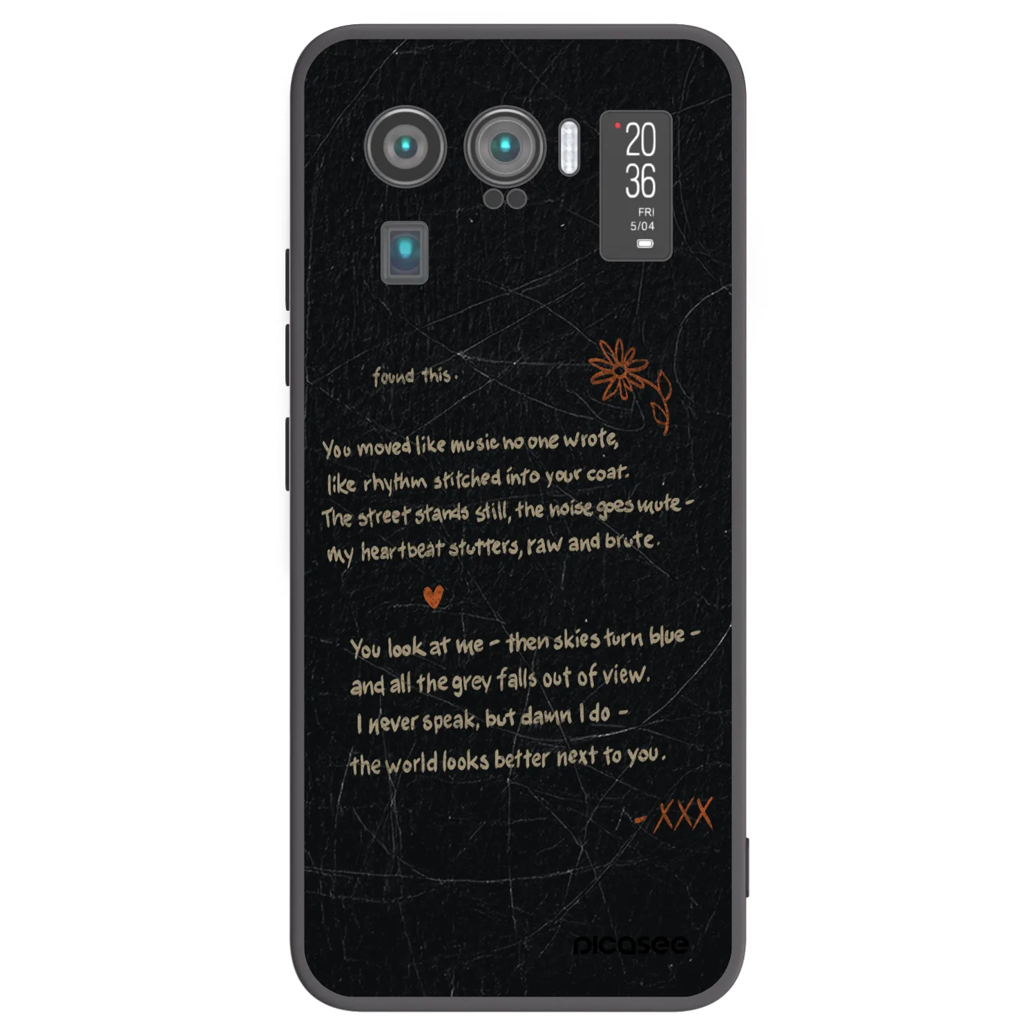 Picasee Xiaomi Mi 11 Ultra Hülle - Schwarzes Silikon - POET