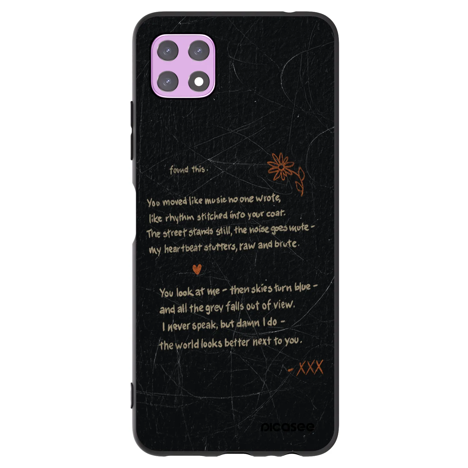 Picasee Samsung Galaxy A22 A226B 5G Hülle - Schwarzes Silikon - POET