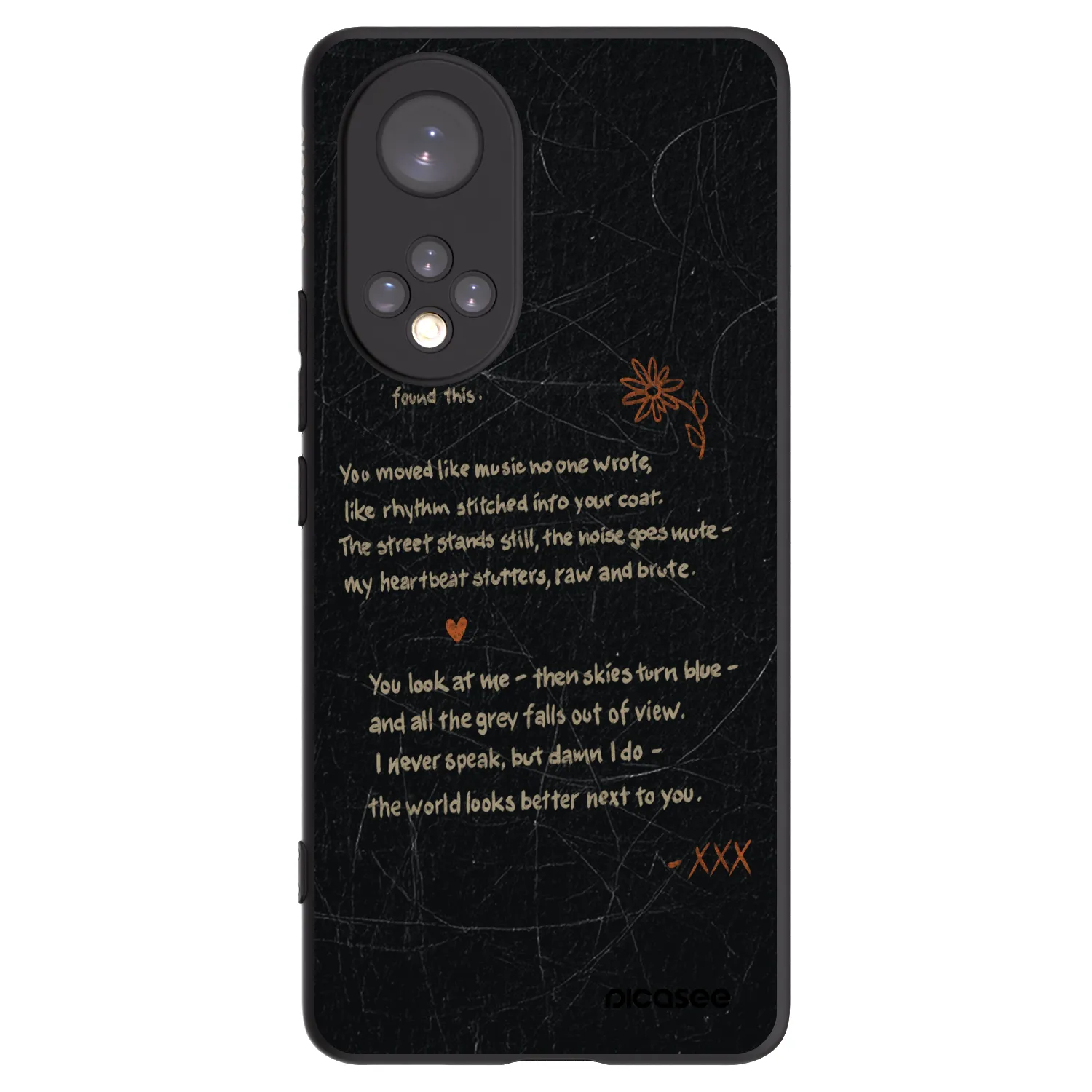 Picasee Huawei Nova 9 Hülle - Schwarzes Silikon - POET