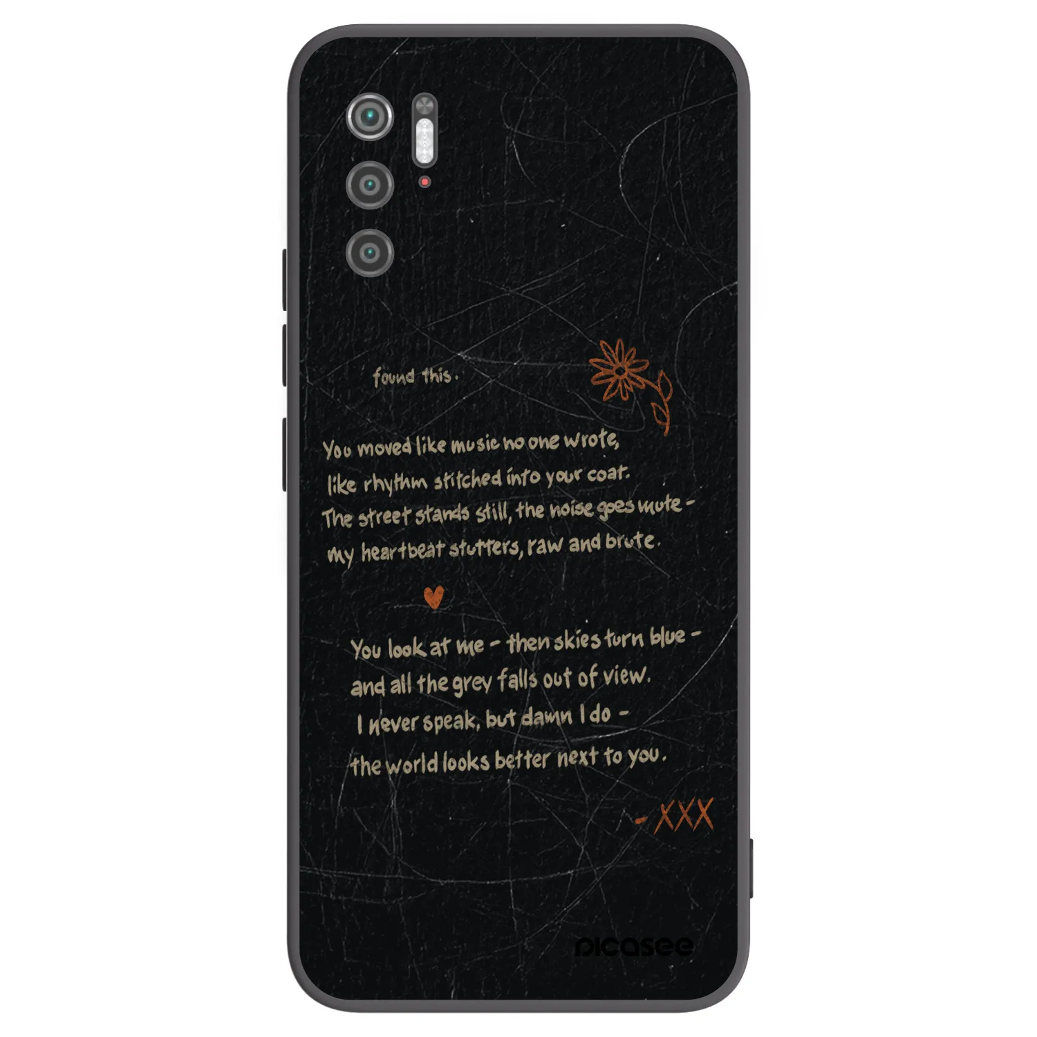 Picasee Xiaomi Poco M3 Pro 5G Hülle - Schwarzes Silikon - POET